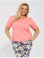 Pyžamo Cornette 875/338 Violetta kr/r 3XL-5XL Pyžamo Cornette 875/338 Violetta kr/r 3XL-5XL