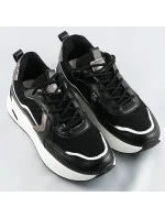 Čierne dámske športové topánky (BS-06)