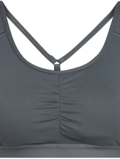 Dámska športová podprsenka adidas Coreessentials Medium-Support šedá HD7686