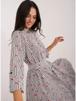 Šaty LK SK 509673 1.41X biela a čierna Šaty LK SK 509673 1.41X biela a čierna