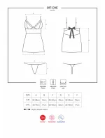 Košieľka 817-CHE chemise - Obsessive