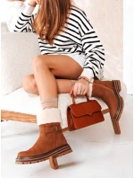 Dámske zateplené ťavie čižmy FashionStreet ZY1226 Dámske zateplené ťavie čižmy FashionStreet ZY1226