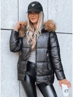Dámska prešívaná zimná bunda AMBER DAWN black FashionStreet TY3810 Dámska prešívaná zimná bunda AMBER DAWN black FashionStreet TY3810