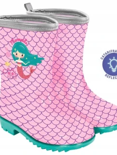 Perletti Mermaid detské gumáky do dažďa pre dievčatá