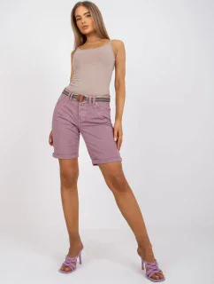 Šortky D63990Z62190Z tmavo ružové