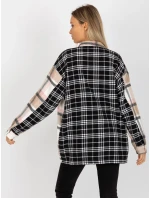 Košeľa DN KS 3841.02 čierna a béžová