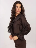 Košeľa IT KS 28883.80 tmavohnedá