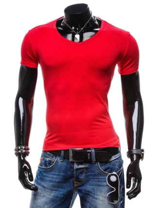 Pánska košeľa 6158 červená - Denley