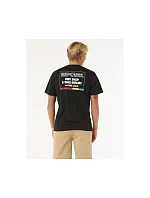 Tričko RIP CURL Surf Revival Ding Repair Tee, čierne Tričko RIP CURL Surf Revival Ding Repair Tee, čierne