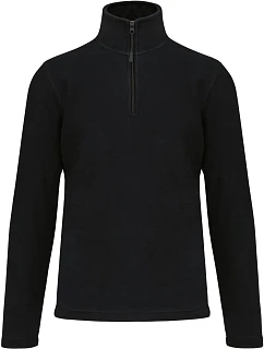 Kariban K 912 Mikina z mikrofleecu s 1/4 zipsom „Enzo“ 20.K912 čierna