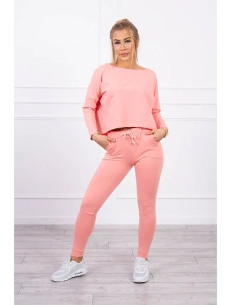 Sada s oversize blúzkou morel Sada s oversize blúzkou morel