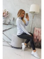 Polovičný sveter s rolákom modrý