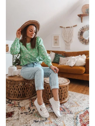 Damskie Koronkowe Tenisówki BIG STAR W274925 Białe