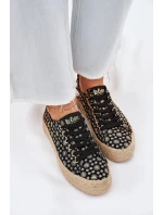 Lee Cooper LCW-25-08-3647L čierne dámske tenisky na platforme s úpletom Lee Cooper LCW-25-08-3647L čierne dámske tenisky na platforme s úpletom