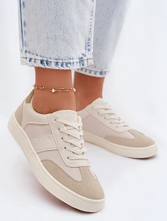 Dámske nízke tenisky Big Star TT274768 Beige