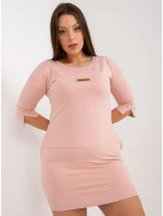 Šaty RV SK 7612.75P svetlo ružová