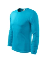 Pánske tričko Fit-T LS tyrkysové