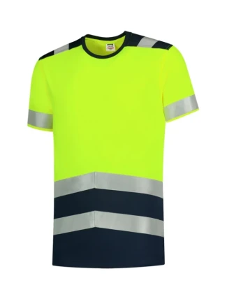 Tričko High Vis Bicolor Tričko unisex fluorescenčná žltá