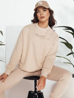 Dámska krémová mikina ERIAN FashionStreet BY1275