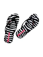 Dámske žabky Ipanema Animal Print, čierne a sivé, 83846-BP655 Dámske žabky Ipanema Animal Print, čierne a sivé, 83846-BP655
