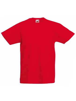 Fruit of the Loom Kids Original T Detské tričko 16.1019 červené
