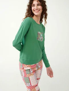 Vamp - Bavlnené pyžamo s potlačou 21374 - Vamp