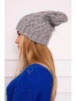 Fleecová čiapka Sonia K201 sivá