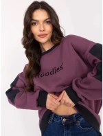 Mikina EM BL 983.10X tmavo fialová