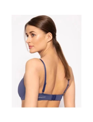 Podprsenka bez kostíc 164001 0P284 15434 tmavomodrá - Emporio Armani