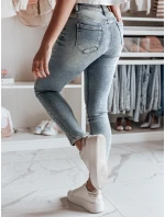 Dámske džínsové nohavice PEARLYME blue FashionStreet UY2710 Dámske džínsové nohavice PEARLYME blue FashionStreet UY2710
