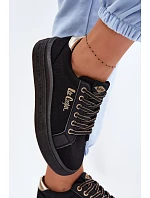 Dámské tenisky na platformě Lee Cooper LCW-26-44-4476 Černé
