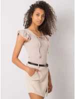 Blúzka DHJ BZ 13301.34P béžová