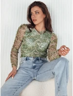 Dámska blúzka RUFFI zelená FashionStreet RY2358