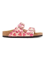 Birkenstock ARIZONA KIDS BS 1030434 ELECTRIC METALLIC COPPER HEARTS žabky (štandardná šírka)