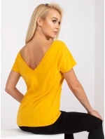Tričko RV TS 4662.86 tmavo žltá