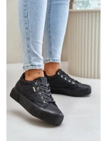 Dámske tenisky na platforme Big Star Black