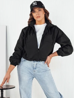 Dámska prechodná bunda s kapucňou GRAUS čierna FashionStreet TY4222