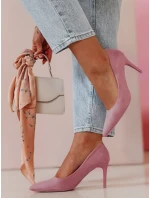 Dámske topánky na podpätku LAVENZA purple FashionStreet ZY0840
