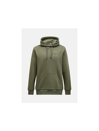 Peak Performance M Original Small Logo Hoo Green Mikina Peak Performance M Original Small Logo Hoo Green Mikina