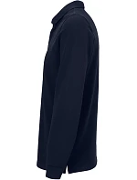 NEOBLU Owen LSL Men Pánske polo s dlhým rukávom z hrubého piké 24.4396 night blue