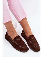 Dámské ploché mokasíny Vinceza 62271 Čokoládové