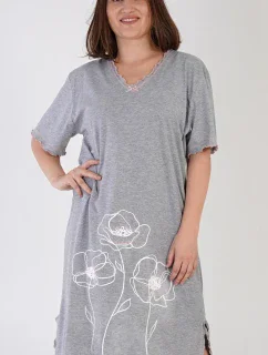 Dámska nočná košeľa s krátkym rukávom Leona