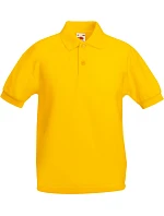 Fruit of the Loom Kids 65/35 Polo Detské piqué polo 16.3417 slnečnica Fruit of the Loom Kids 65/35 Polo Detské piqué polo 16.3417 slnečnica