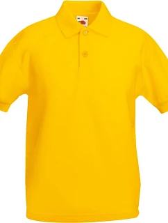 Fruit of the Loom Kids 65/35 Polo Detské piqué polo 16.3417 slnečnica