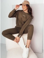 Dámska nadrozmerná mikina AWIOL hnedá FashionStreet BY1273