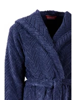 Pánsky župan Athena s kapucňou 3116 tmavomodrý - Vestis