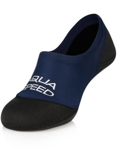 AQUA SPEED Ponožky na plávanie Neo Navy Blue/Black Pattern 10