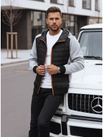 Pánska svetlosivá prešívaná bunda FashionStreet TX4393 Pánska svetlosivá prešívaná bunda FashionStreet TX4393