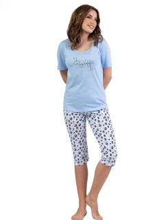 Dámske pyžamo 689 modré - REGINA