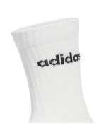 Adidas Linear Crew ponožky s polstrovaním 6 párov JL6096